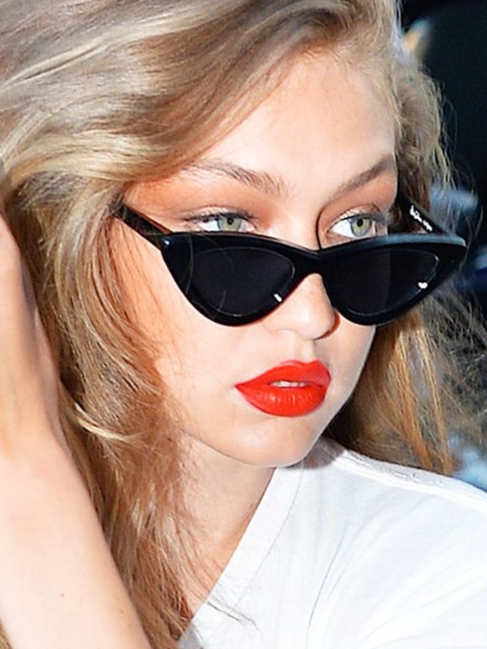 Authentic Skinny Le Specs x Adam Selman Black Cat Eye Sunglasses